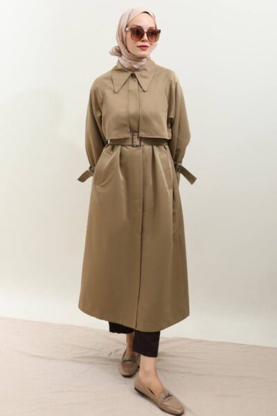 ترانشكوت شتوي لينز مبطن