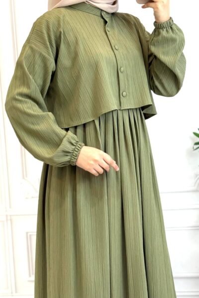 فستان أثير قطعتين | أخضر