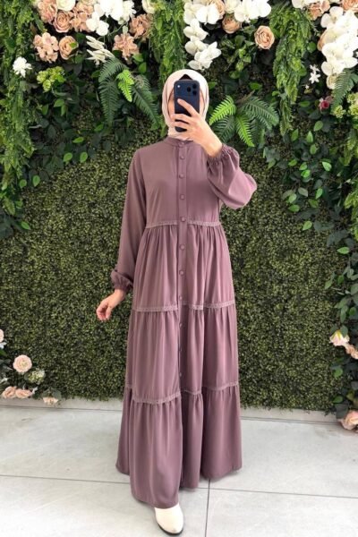 فستان أريام بتفاصيل ناعمة وتصميم أنيق | نهدي