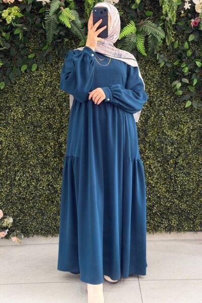 فستان رماح أسترا أنيق | أزرق