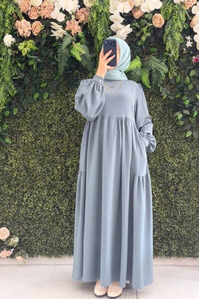 فستان رماح أسترا أنيق | سماوي