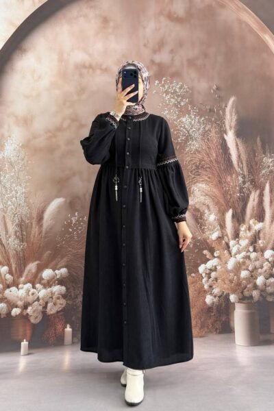 فستان حور | أسود