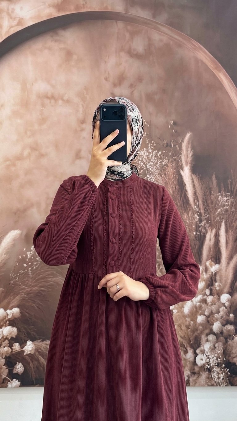 فستان وجد | بوردو - الصورة 2