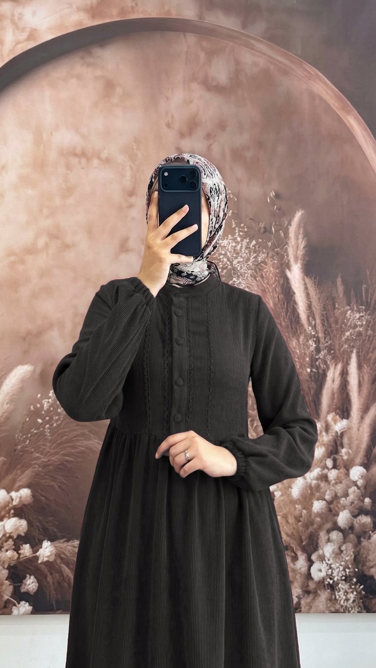 فستان وجد | أسود - الصورة 2