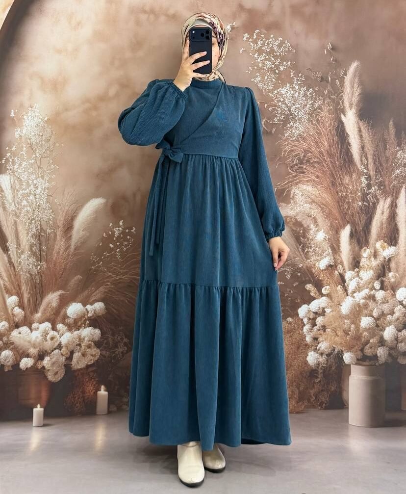فستان عبير | أزرق