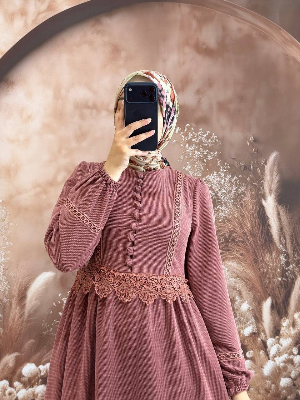 فستان جوري | مشمشي - الصورة 3